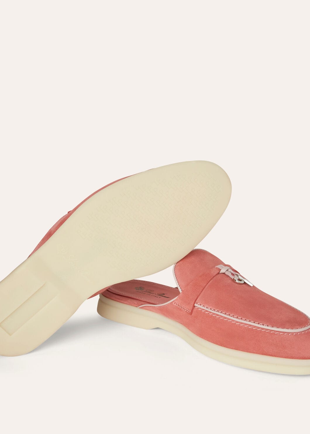 Babouche Charms Walk in pelle scamosciata rossa donna