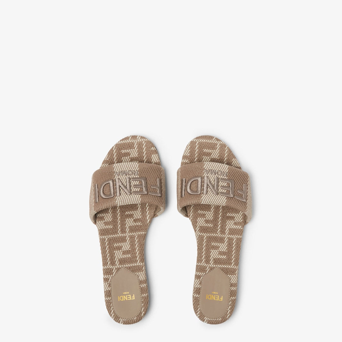 Sunshine in dove gray FF denim jacquard