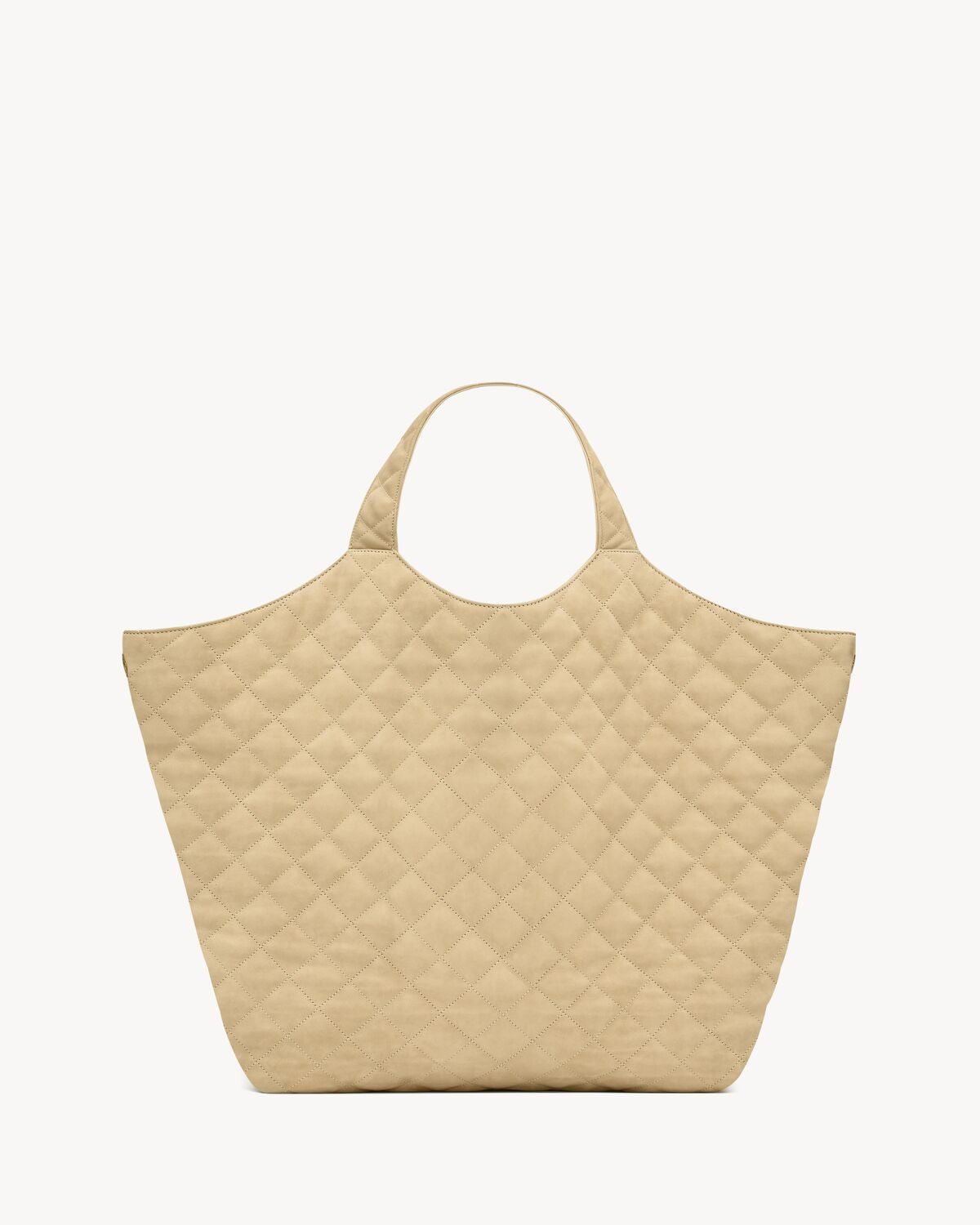 ICARE IN QUILTED NUBUCK SUEDE BEIGE