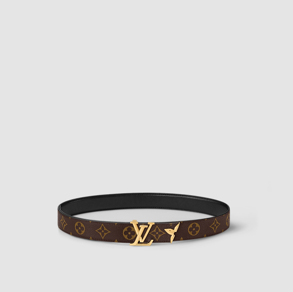 Pretty 30mm Reversible Black Women's Belt