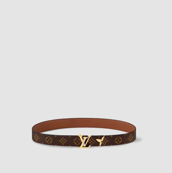 Pretty 30mm Reversible Brown Women's Belt
