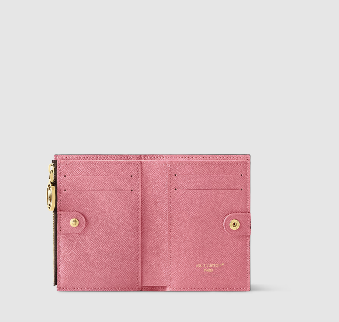 Lisa Wallet Monogram Pink