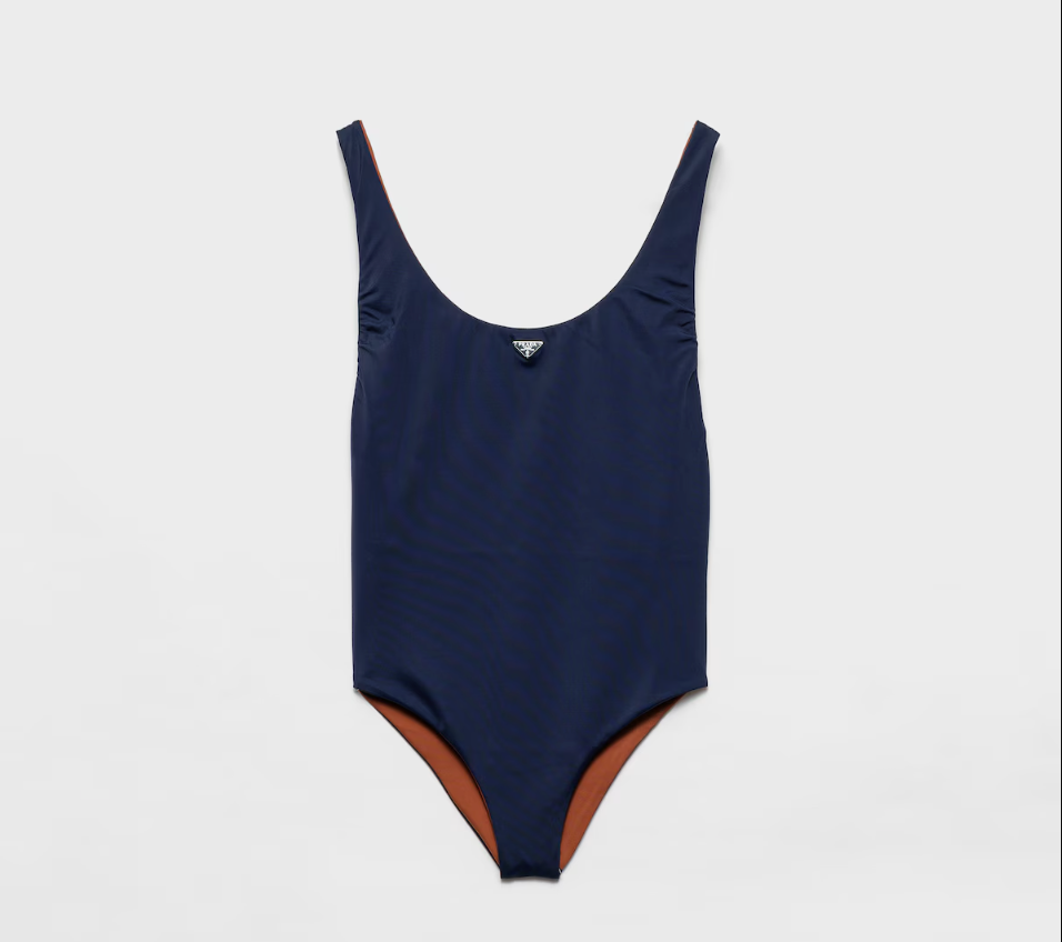 Costume intero in jersey Blu