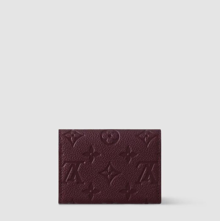 Rosalie Coin Purse Monogram Empreinte Grenat