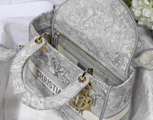 BORSA MEDIA DIOR BOOK TOTE GRIGIO