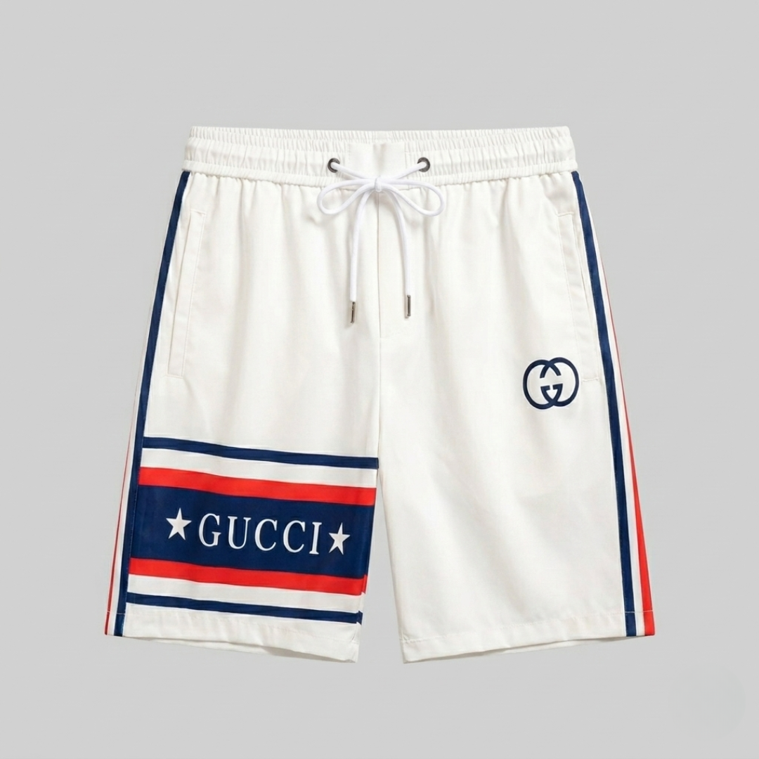 Costume da Bagno Stampa Logo Stella Bianco