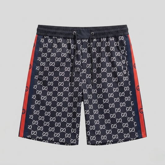 Costume da Bagno Stampa Monogram Navy