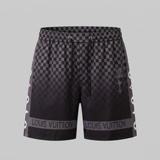Costume da Bagno Damier Sfumato Antracite/Nero