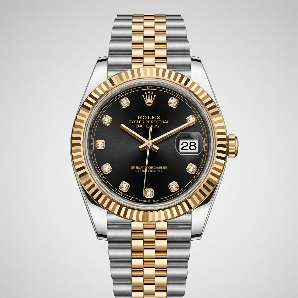 Datejust Two-Tone Steel & Yellow Gold – Black Sunburst Dial