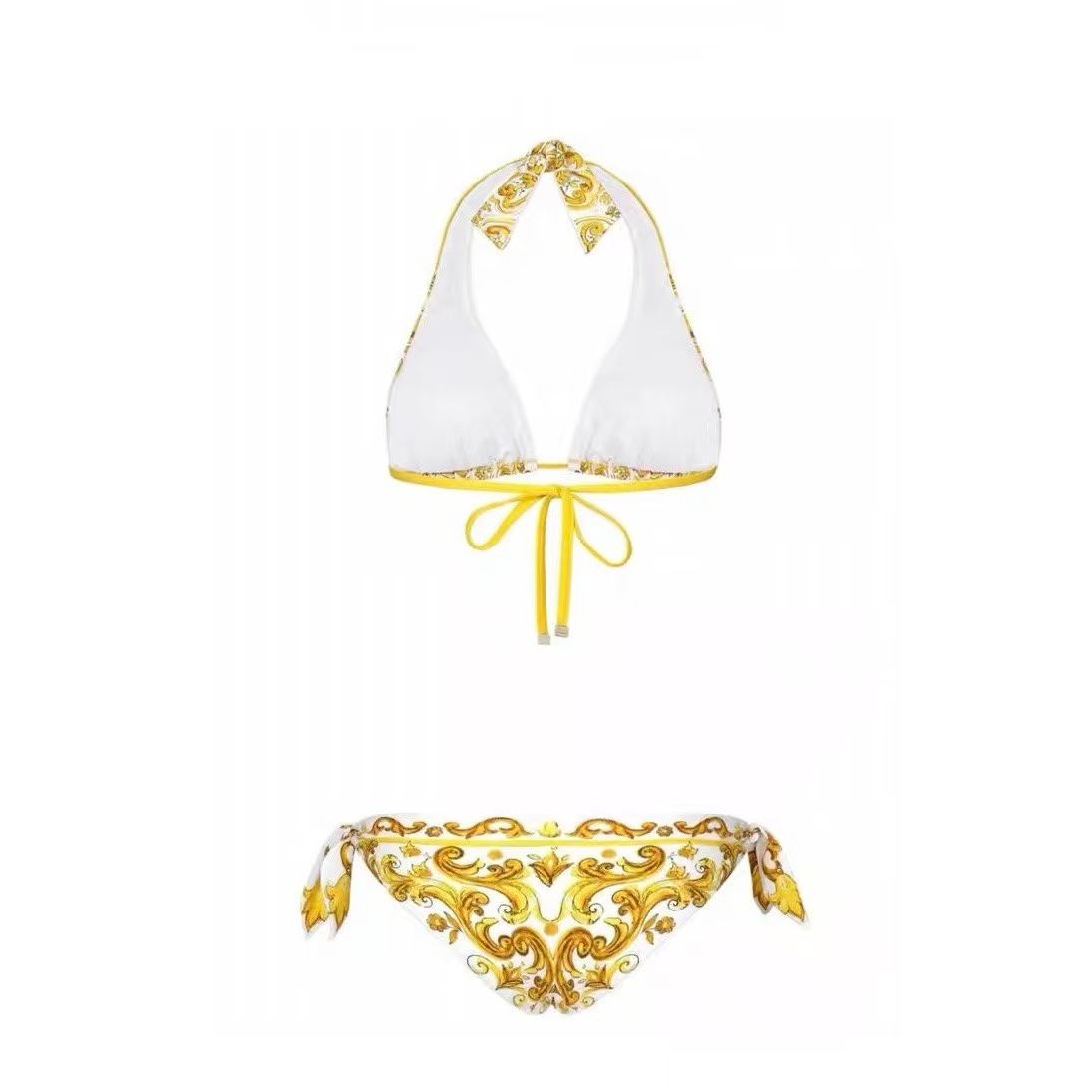 Bikini con Stampa Barocco Iconica