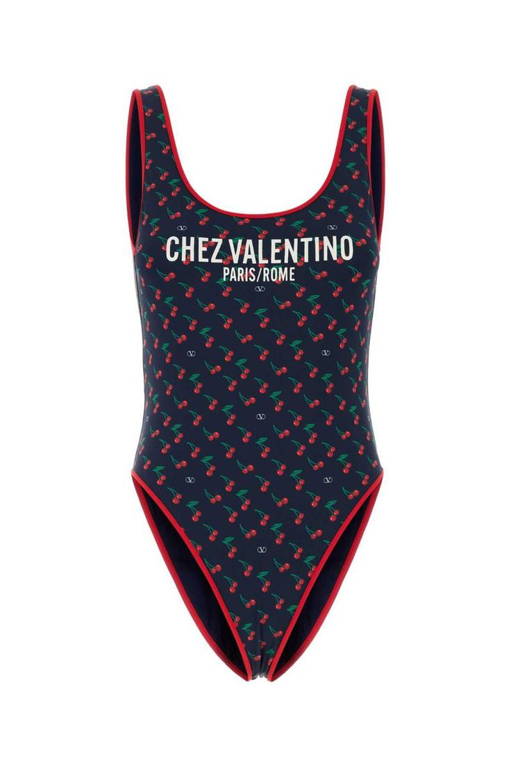Costume Intero "Chez VLTN" Stampa Ciliegie