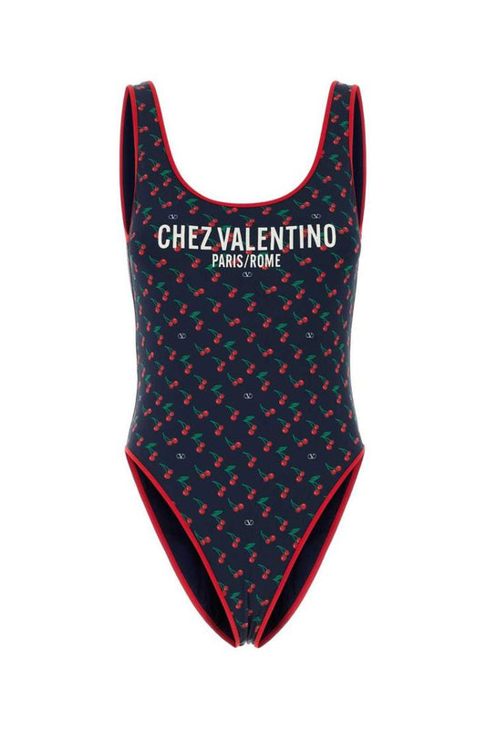 Costume Intero "Chez VLTN" Stampa Ciliegie