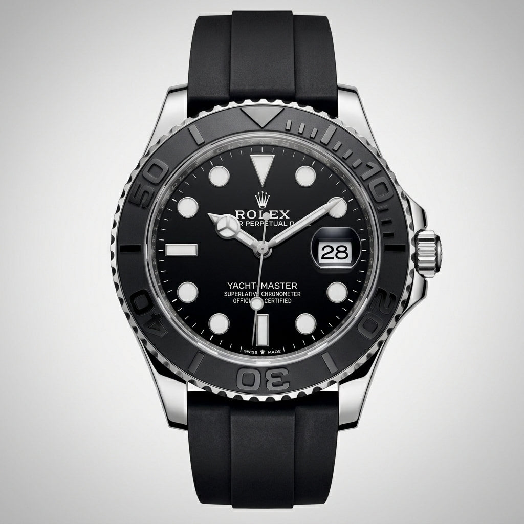 Yacht-Master with Black Dial and Matte Black Bezel Maxi Markers