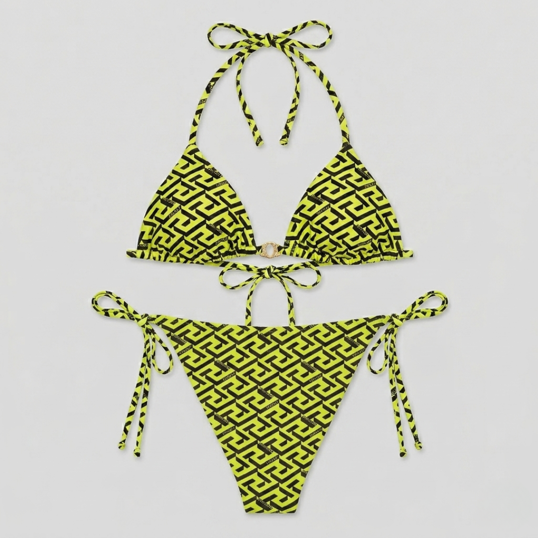 Costume da Bagno Bikini Stampa Barocco x FF Multicolor