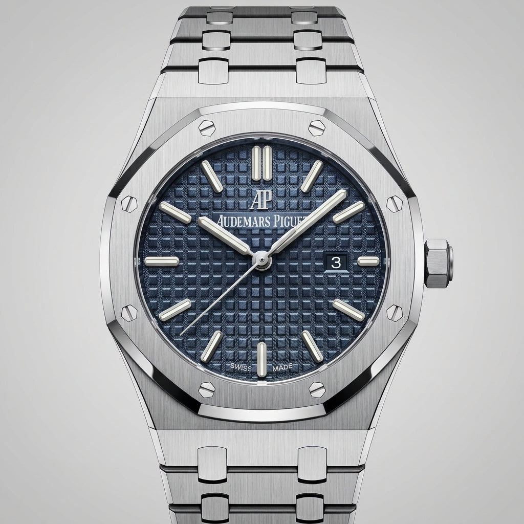 AP Royal Oak Automatic Blue Dial and Steel Bracelet