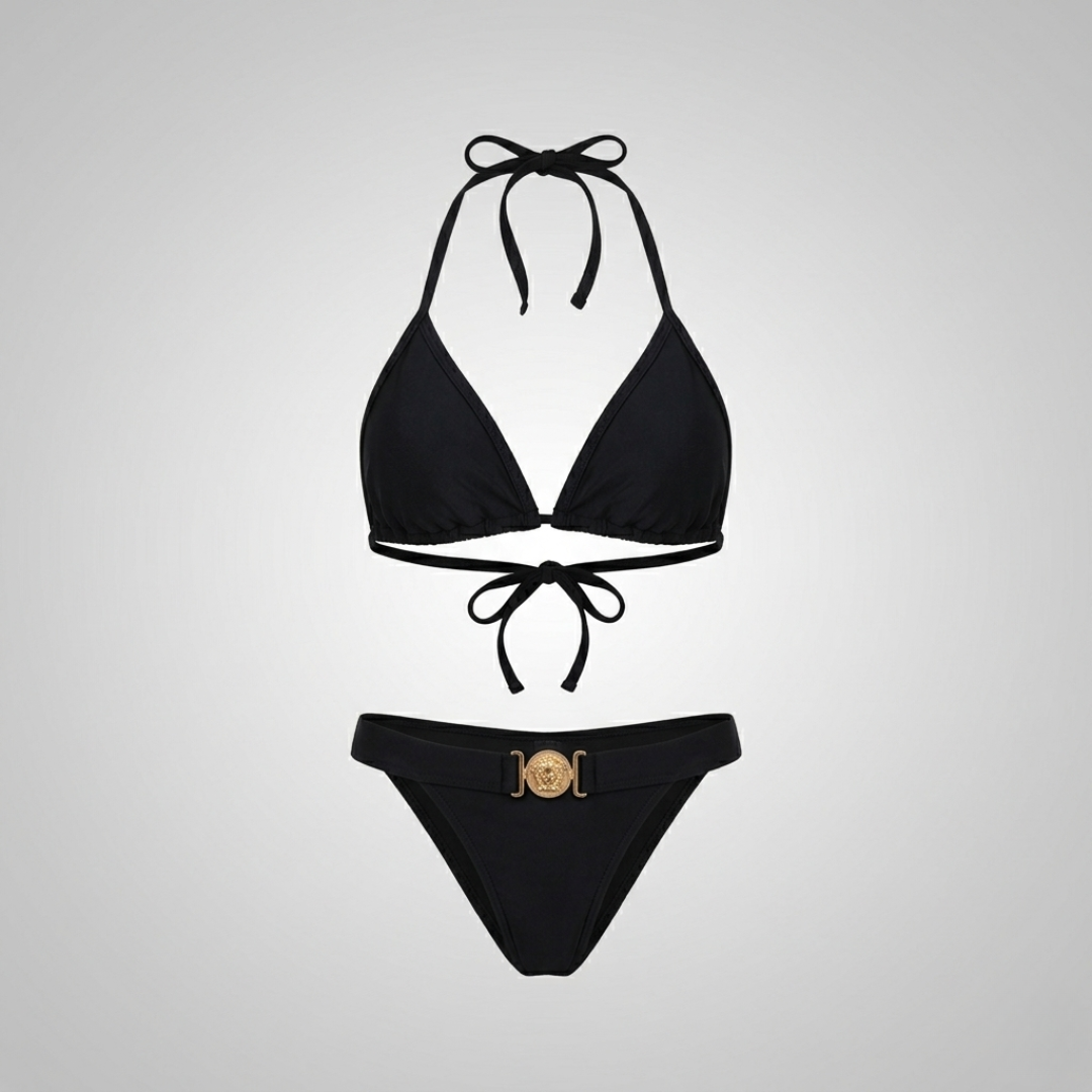 Costume da Bagno Bikini Iconico Medusa Nero
