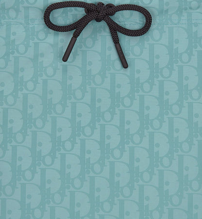 Costume da bagno in tessuto tecnico oblique verde mare