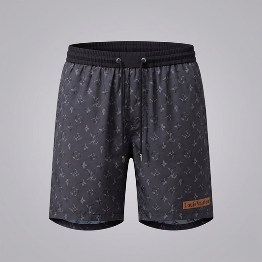 Costume da Bagno Monogram All-Over con Patch Antracite