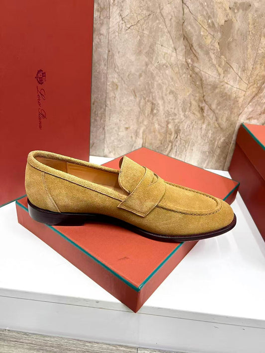 Sergio Tan Suede Loafers