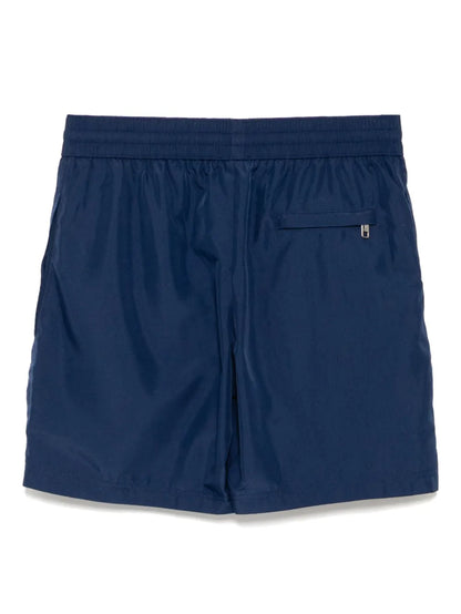 Costume da bagno con con Placchetta Signature Blu Notte