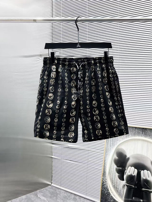 Costume da bagno Stampa Medaglione Nero