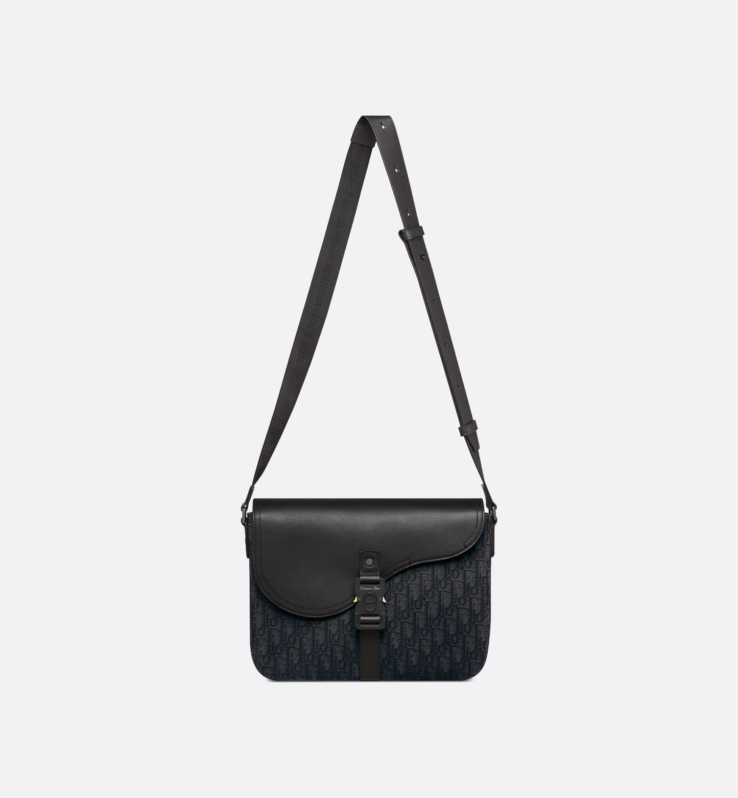 Borsa a tracolla Saddle con pattina nero