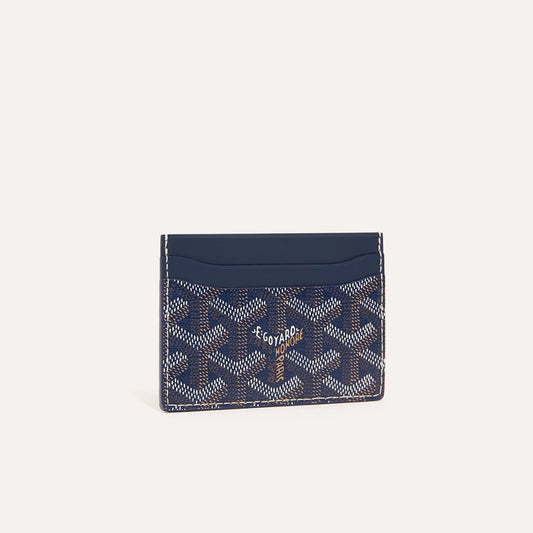 Saint-Sulpice Card Wallet Navy Blue