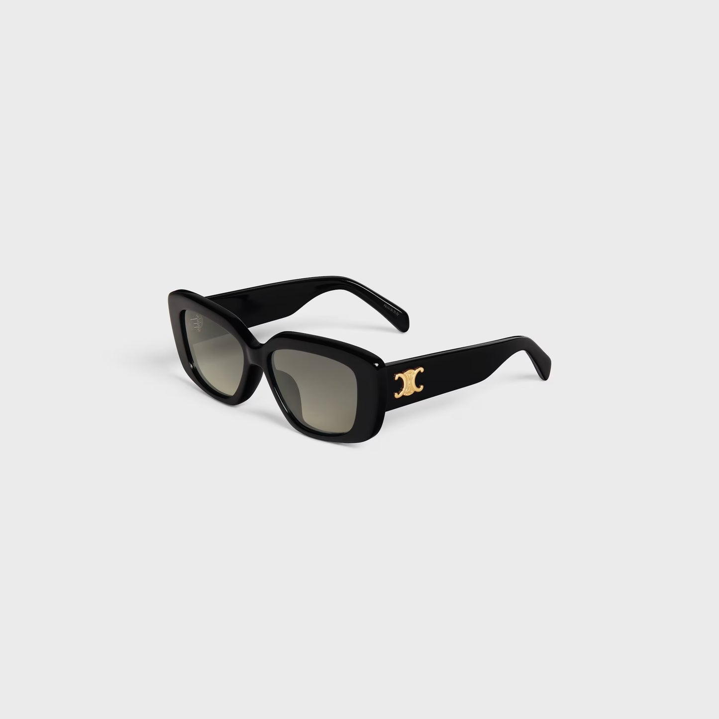 Occhiali da sole Triomphe 04 in acetato nero donna