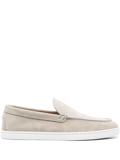 Scarpe da barca in pelle scamosciata Varsiboat beige