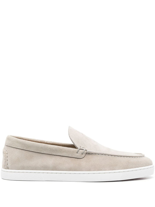 Scarpe da barca in pelle scamosciata Varsiboat beige