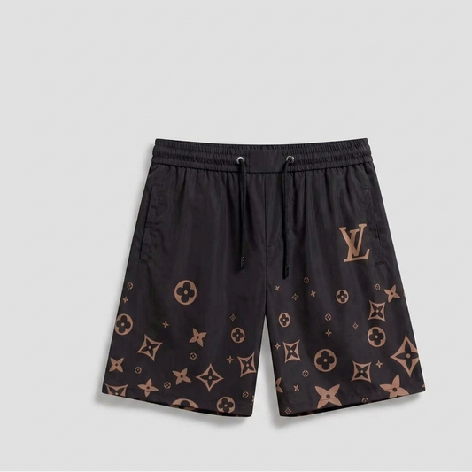 Costume da Bagno Monogram Floating Nero/Bronzo