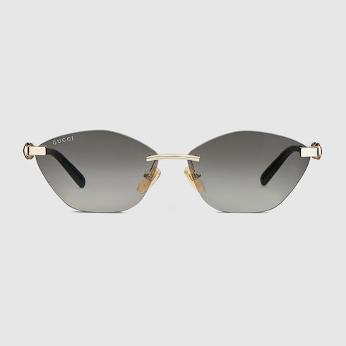 Occhiali da sole cat-eye grigio