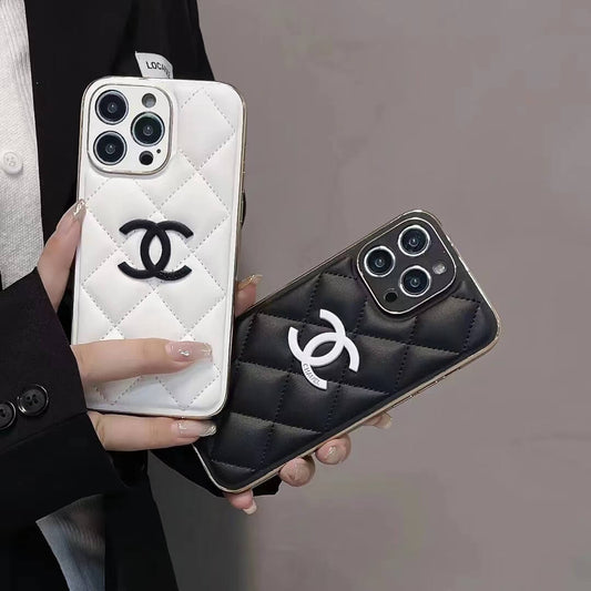 CC-beschichtete Lederhülle für iPhone 15 Pro Max