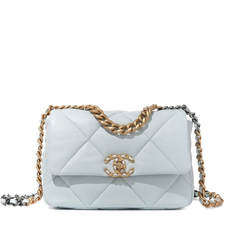 Tasche 19 Flap Small Hellblau