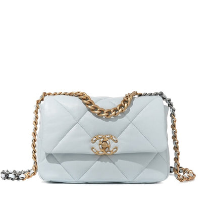 Tasche 19 Flap Small Hellblau