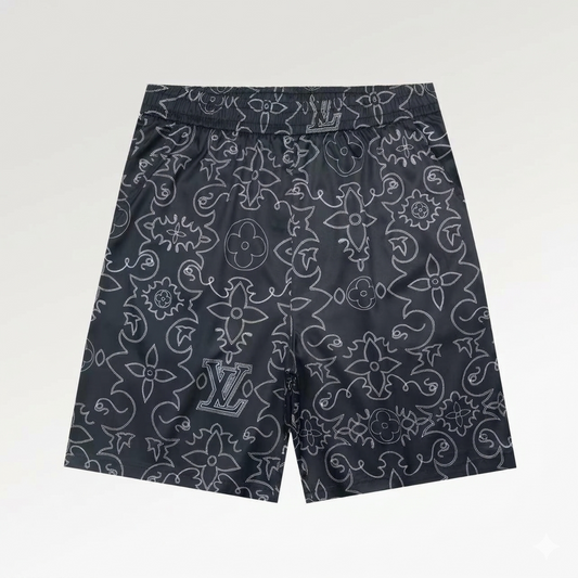 Costume da Bagno Topstitch Tapestry Nero/Bianco
