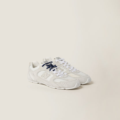 NB X MM 530 SL sneakers in white suede and mesh