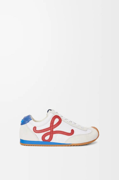 Sneaker Ballet Runner 2.0 in nylon Bianco/Rosso