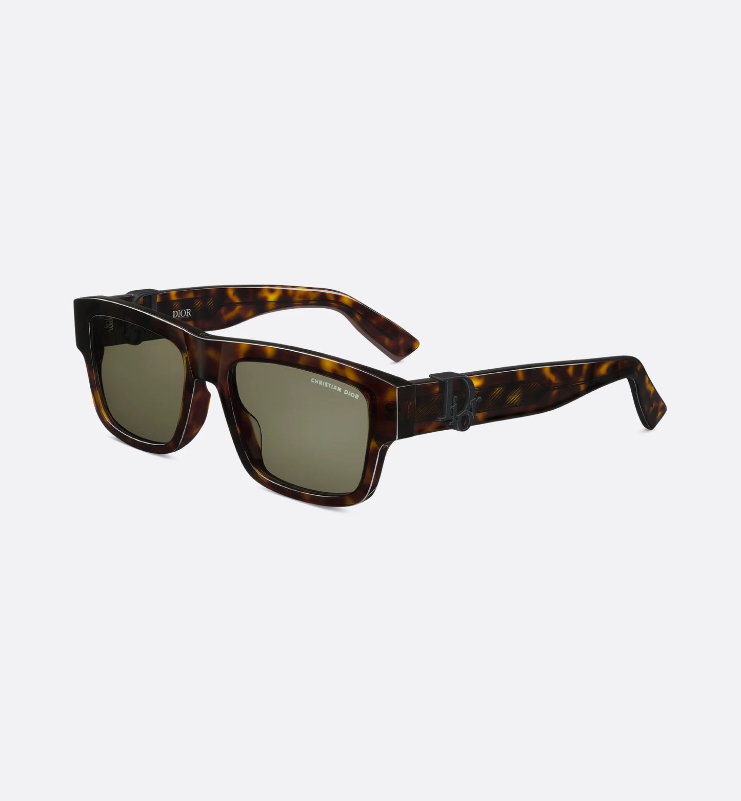 Men's Oblique S3I rectangular tortoiseshell sunglasses