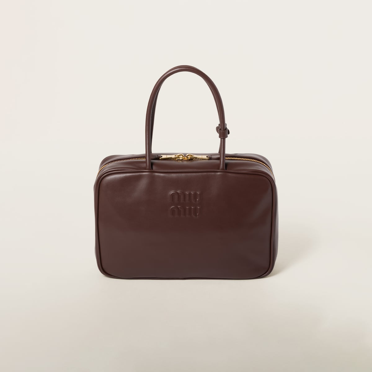 Large Beau bag in brown leather