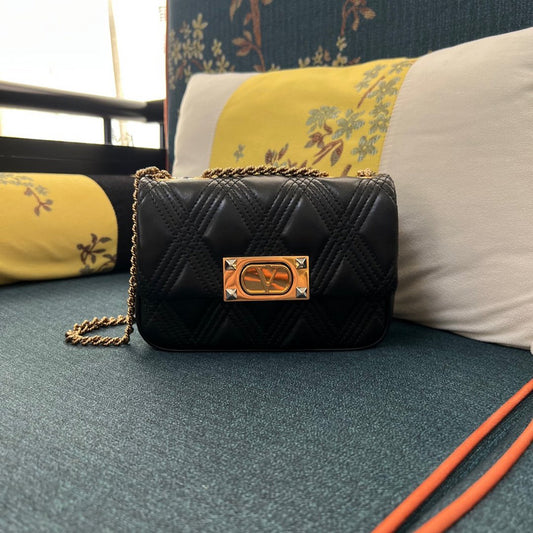 Borsa a tracolla Small Quiltie 67 nero