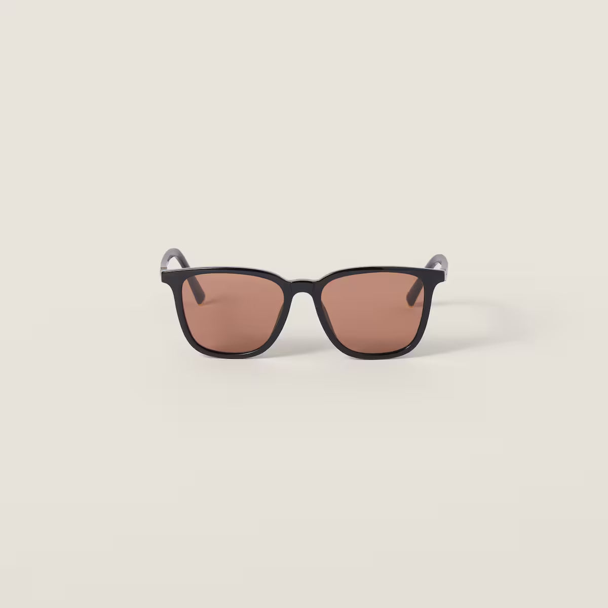 Miu Regard Sunglasses Chocolate Square Lined Lenses