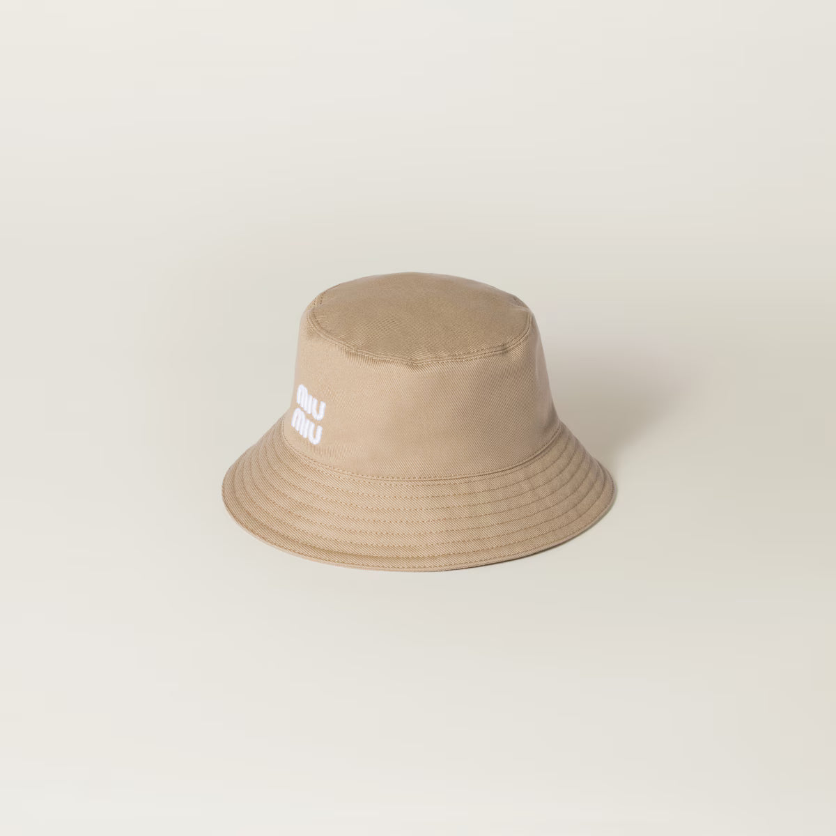 Kaki/White Drill Bucket Hat
