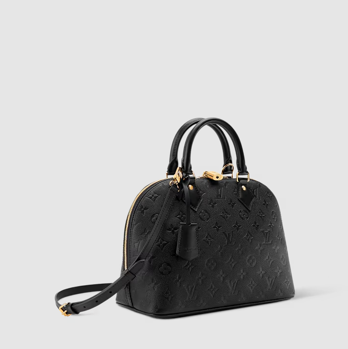 Alma PM Monogram Empreinte Leather Black