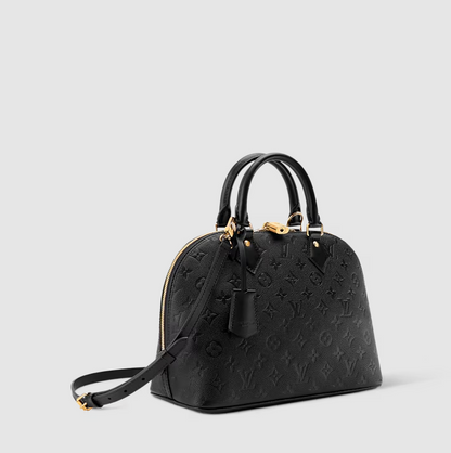 Alma PM Monogram Empreinte Leather Black
