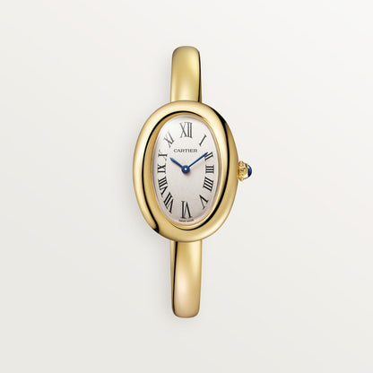 Baignoire watch, small model, gold-colored