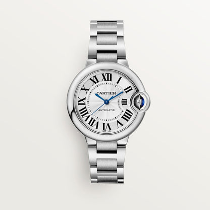 Ballon Bleu watch in silver