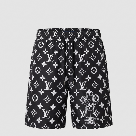 Costume da Bagno Forever Monogram Nero/Bianco