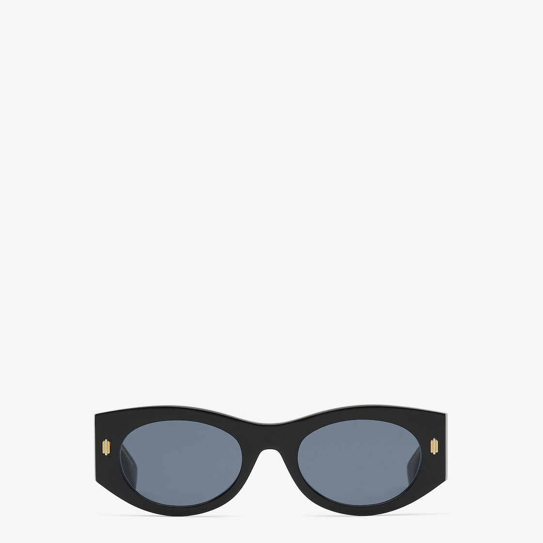Roma women's black acetate sunglasses