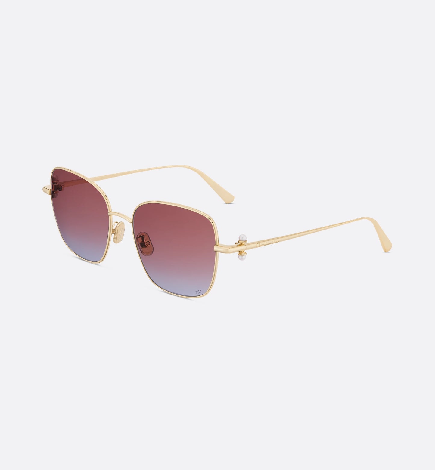 Women's Tribales S1U square sunglasses with brown to indigo gradient